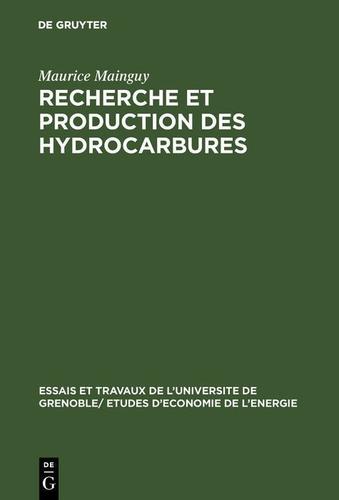 Cover image for Recherche et production des hydrocarbures