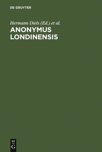 Cover image for Anonymus Londinensis