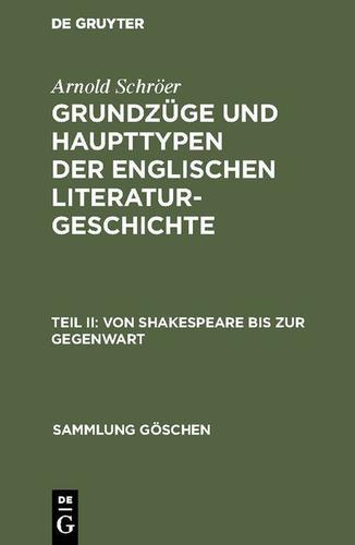Cover image for Von Shakespeare bis zur Gegenwart