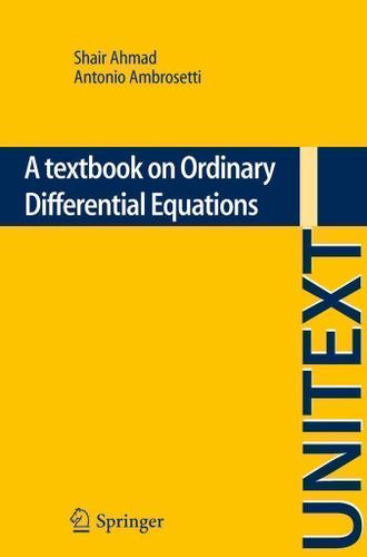 Cover image for A textbook on Ordinary Differential Equations
