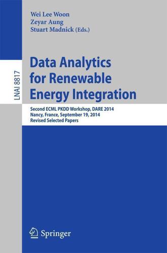 Cover image for Data Analytics for Renewable Energy Integration