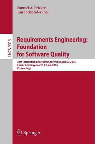 Cover image for Requirements Engineering: Foundation for Software Quality