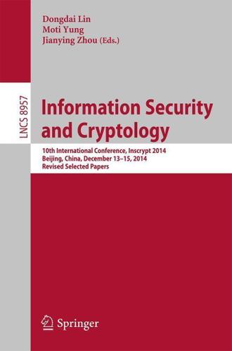 Cover image for Information Security and Cryptology
