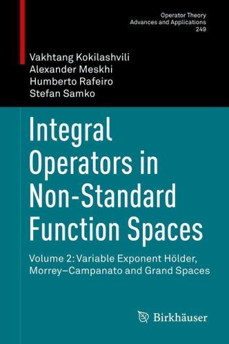 Cover image for Integral Operators in Non-Standard Function Spaces