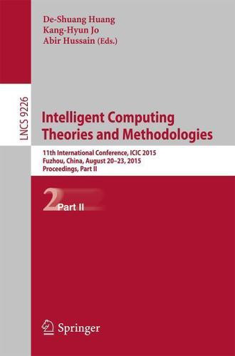 Cover image for Intelligent Computing Theories and Methodologies