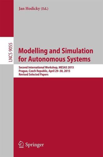 Cover image for Modelling and Simulation for Autonomous Systems