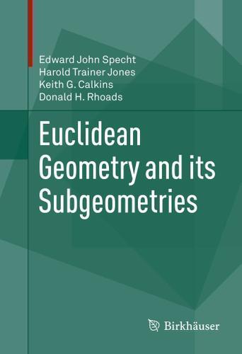 Cover image for Euclidean Geometry and its Subgeometries
