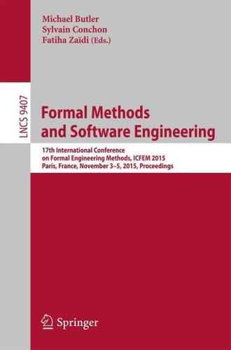 Cover image for Formal Methods and Software Engineering