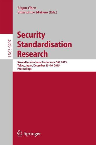 Cover image for Security Standardisation Research