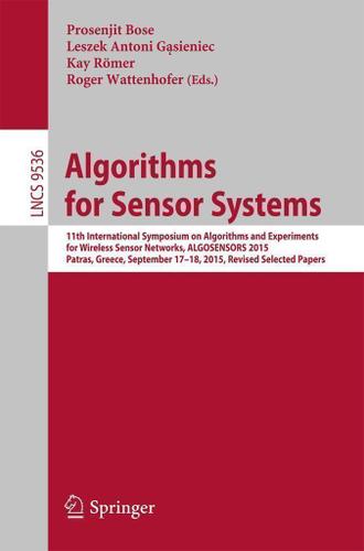 Cover image for Algorithms for Sensor Systems