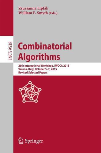 Cover image for Combinatorial Algorithms