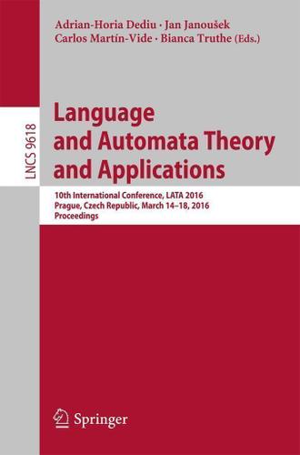 Cover image for Language and Automata Theory and Applications
