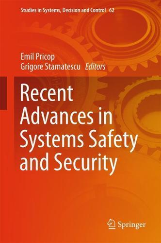 Cover image for Recent Advances in Systems Safety and Security
