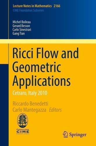 Cover image for Ricci Flow and Geometric Applications