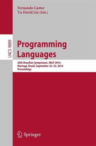 Cover image for Programming Languages