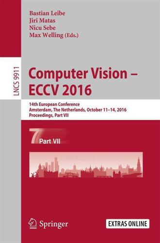 Cover image for Computer Vision  ECCV 2016
