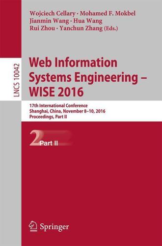 Cover image for Web Information Systems Engineering  WISE 2016
