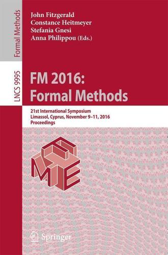Cover image for FM 2016: Formal Methods
