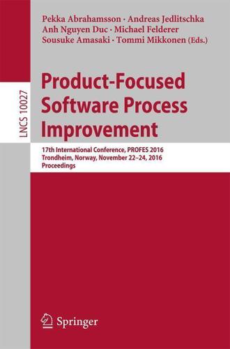 Cover image for Product-Focused Software Process Improvement