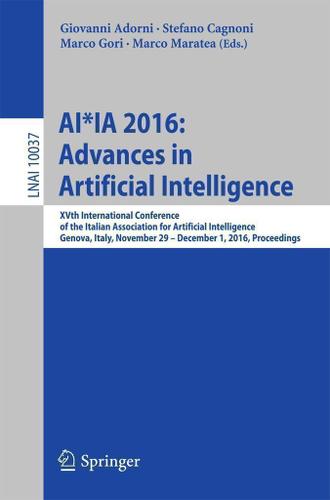 Cover image for AI*IA 2016 Advances in Artificial Intelligence
