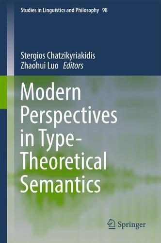 Cover image for Modern Perspectives in Type-Theoretical Semantics