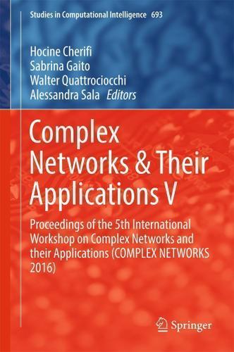 Cover image for Complex Networks & Their Applications V