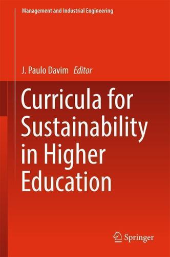 Cover image for Curricula for Sustainability in Higher Education