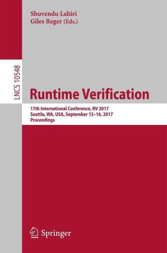 Cover image for Runtime Verification