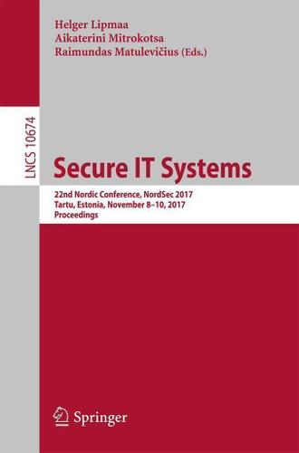 Cover image for Secure IT Systems