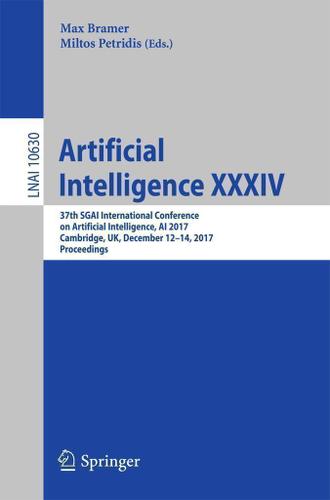 Cover image for Artificial Intelligence XXXIV