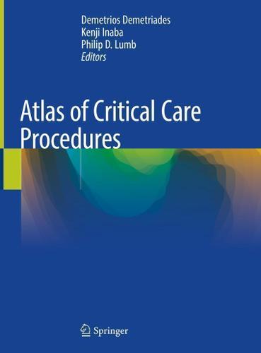 Cover Image For Atlas Of Critical Care Procedures
