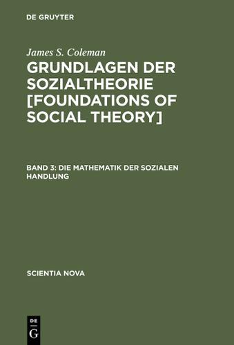 Cover image for Die Mathematik der sozialen Handlung