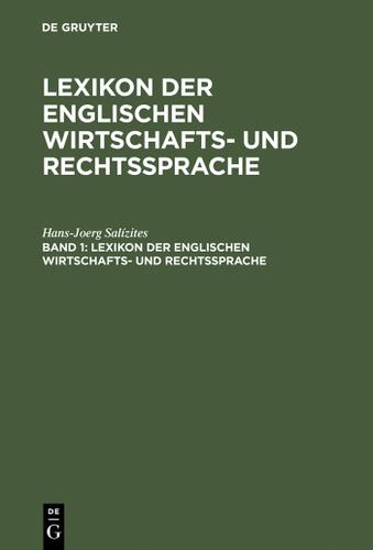 Cover image for English-Deutsch