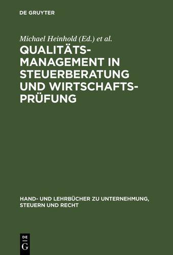 Cover image for Qualitatsmanagement in Steuerberatung und Wirtschaftsprufung
