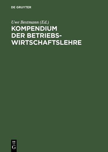 Cover image for Kompendium der Betriebswirtschaftslehre