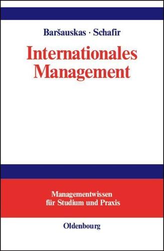 Cover image for Internationales Management