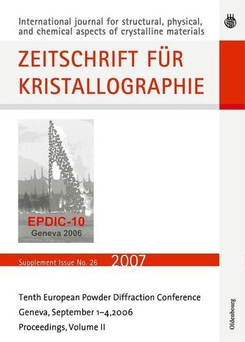 Cover image for Tenth European Powder Diffraction Conference