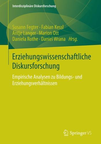 Cover image for Erziehungswissenschaftliche Diskursforschung