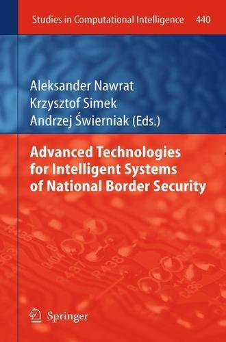 Cover image for Advanced Technologies for Intelligent Systems of National Border Security