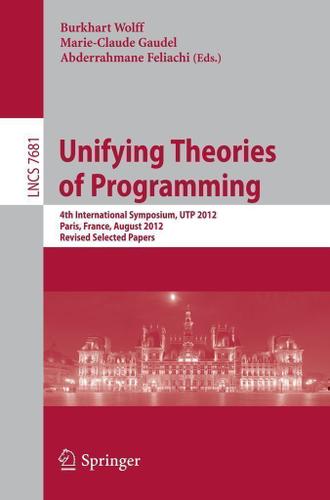 Cover image for Unifying Theories of Programming