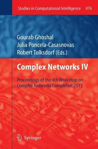 Cover image for Complex Networks IV