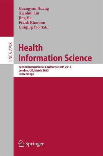 Cover image for Health Information Science
