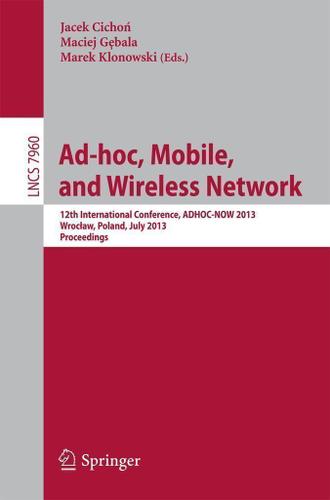 Cover image for Ad-hoc, Mobile, and Wireless Networks