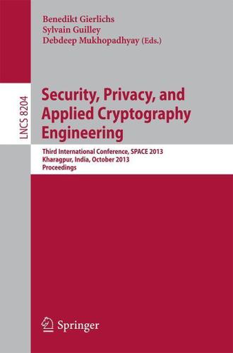 Cover image for Security, Privacy, and Applied Cryptography Engineering