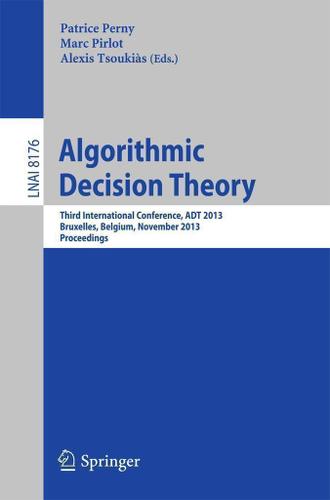 Cover image for Algorithmic Decision Theory