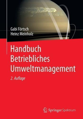 Cover image for Handbuch Betriebliches Umweltmanagement