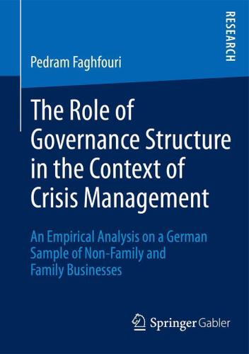 Cover image for The Role of Governance Structure in the Context of Crisis Management