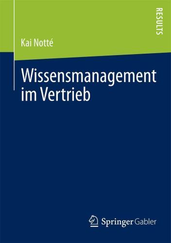 Cover image for Wissensmanagement im Vertrieb