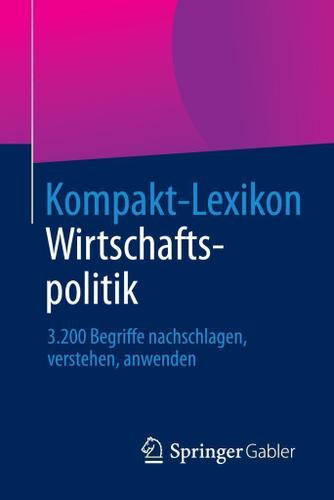 Cover image for Kompakt-Lexikon Wirtschaftspolitik