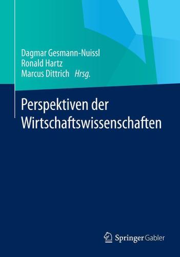 Cover image for Perspektiven der Wirtschaftswissenschaften